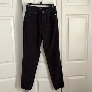BDG Urban Outfitters navy corduroy mom high rise pants